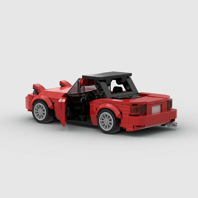 Mazda MX-5 Miata (Convertible) Racing Vehicle Brick Set