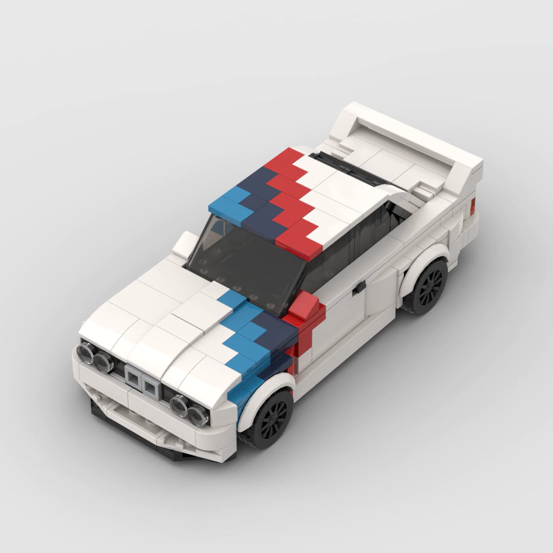 BMW M3 E30 Competition Racing Vehicle Brick Set