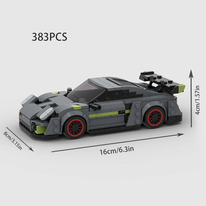 Porsche 911 GT2 RS Racing Vehicle Brick Set