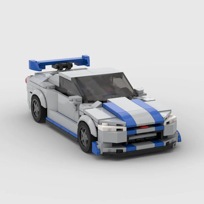 Nissan Skyline GTR-R34 (Fast & Furious) Racing Vehicle Brick Set