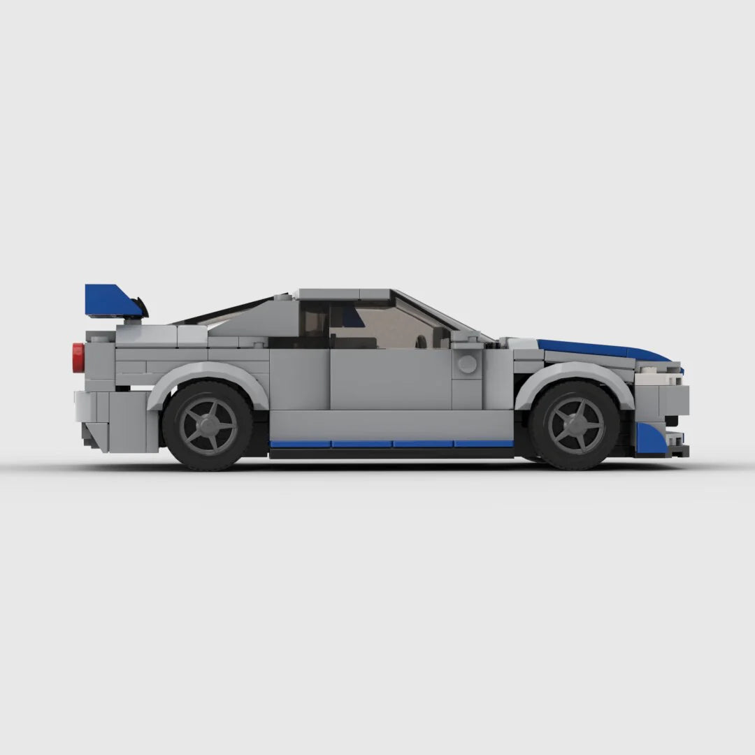 Nissan Skyline GTR-R34 (Fast & Furious) Racing Vehicle Brick Set