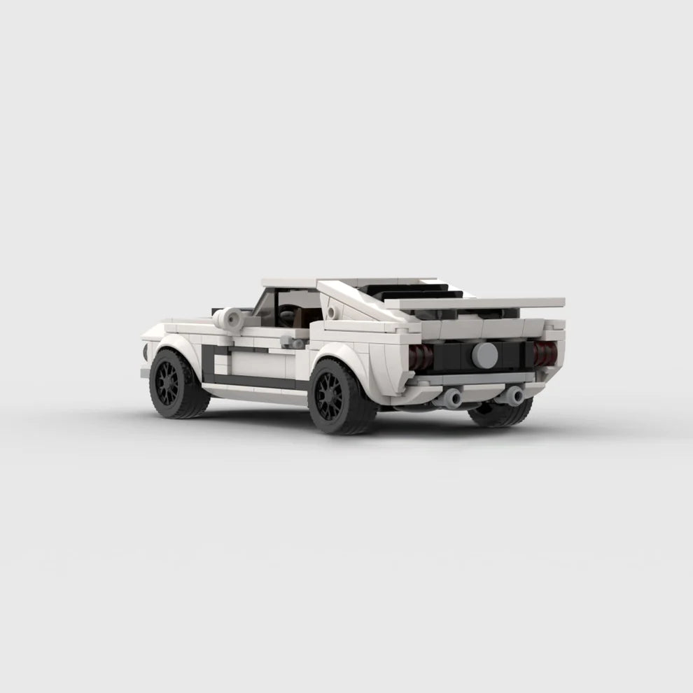 Ford Mustang BOSS 302 Racing Vehicle Brick Set