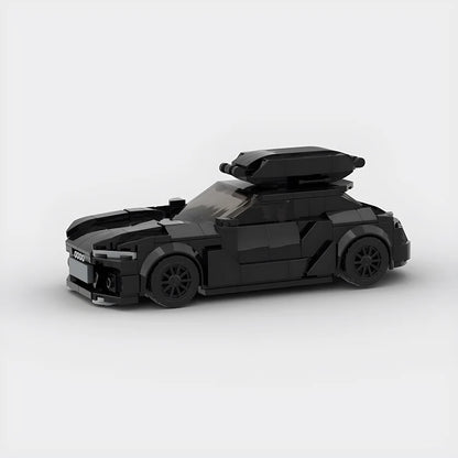 Audi RS6 (Black) Racing Vehicle Brick Set