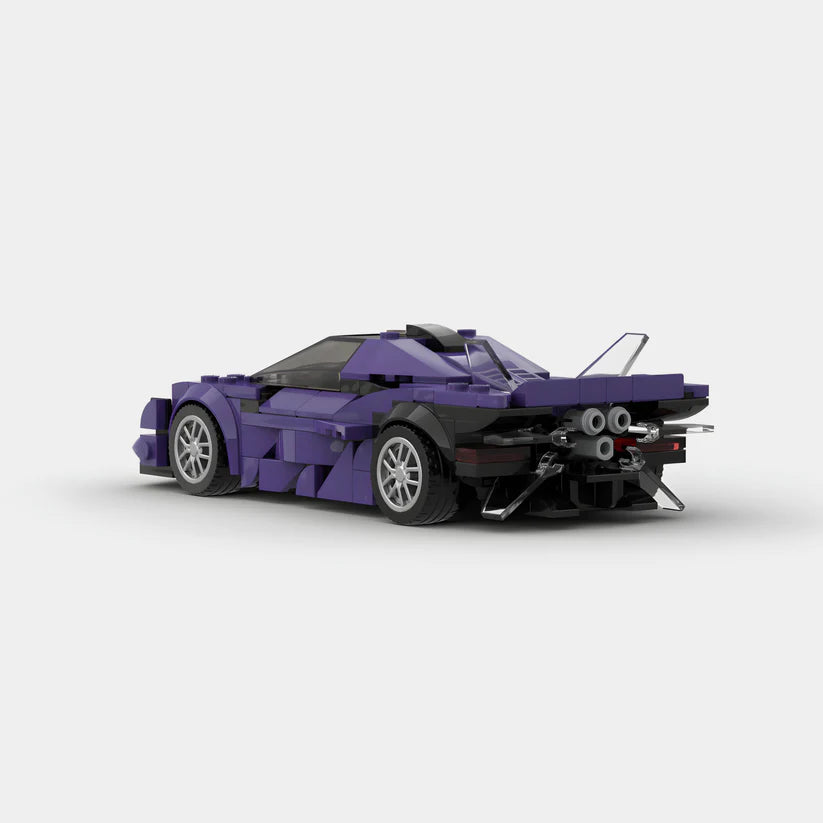 Apollo EVO (Purple) Racing Vehicle Brick Set