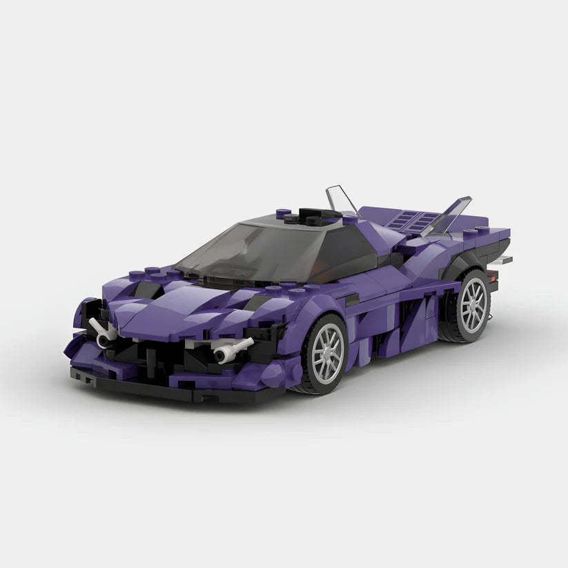 Apollo EVO (Purple) Racing Vehicle Brick Set