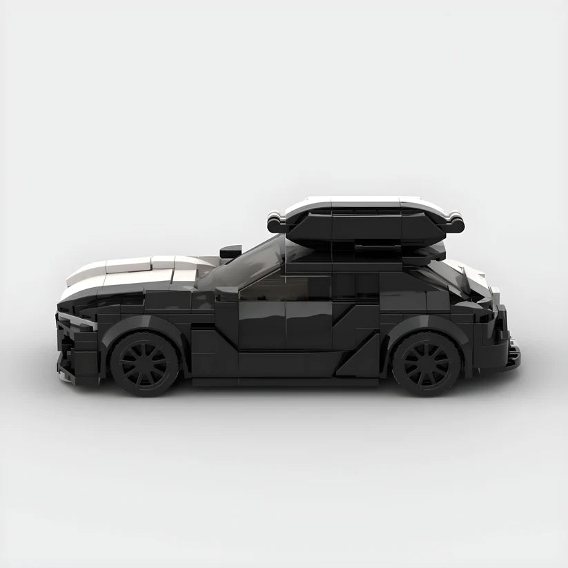 Audi RS6 (Black & White) Racing Vehicle Brick Set