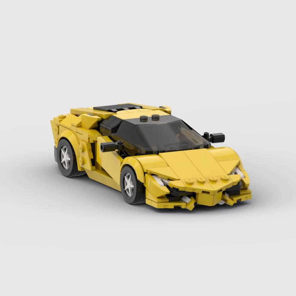 Lamborghini Aventador Racing Vehicle Brick Set