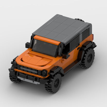 Ford Bronco Racing Vehicle Brick Set