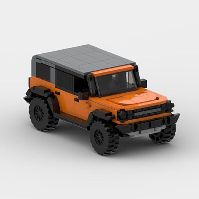 Ford Bronco Racing Vehicle Brick Set