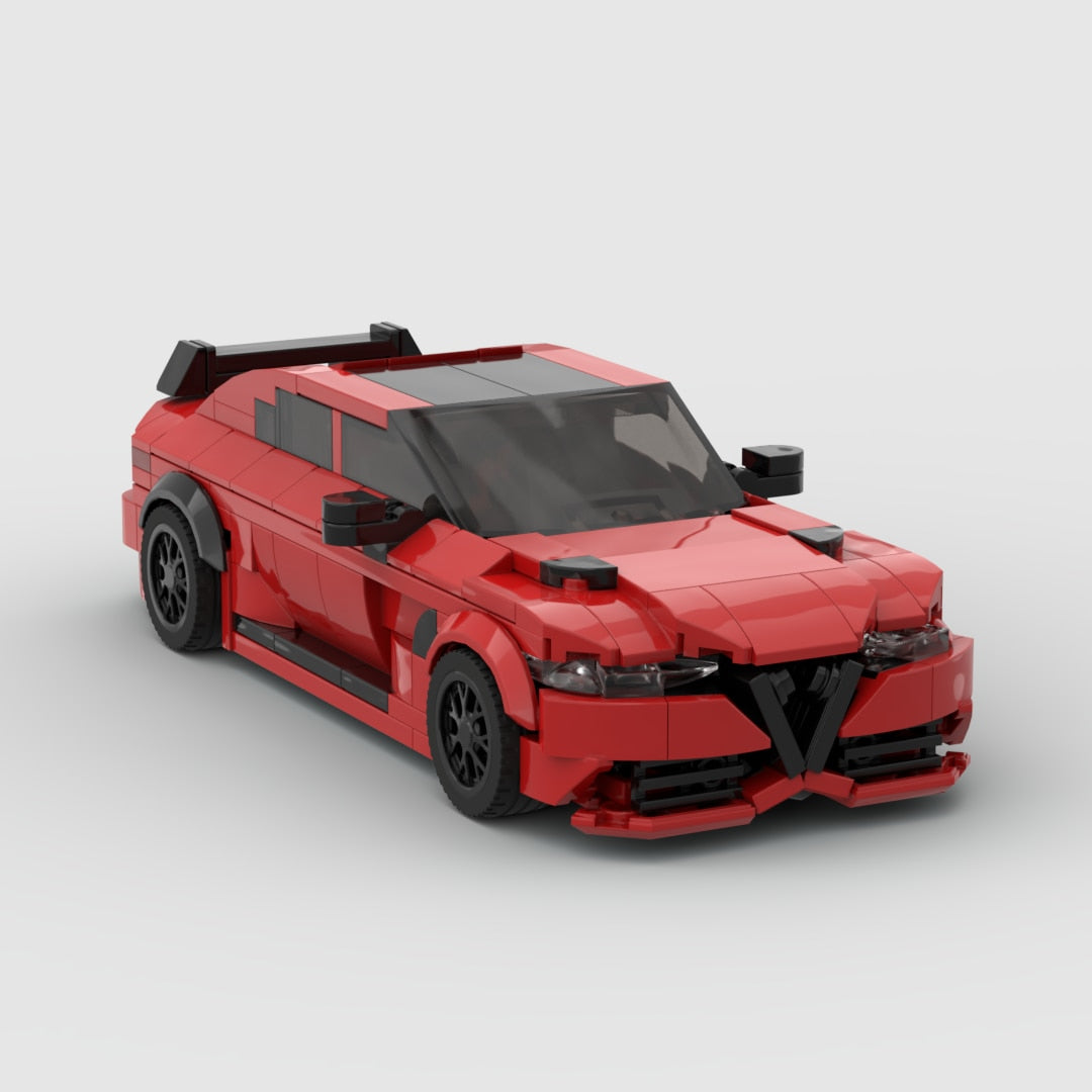 Alfa Romeo Giulia GTAm Racing Vehicle Brick Set