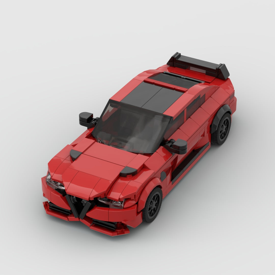 Alfa Romeo Giulia GTAm Racing Vehicle Brick Set