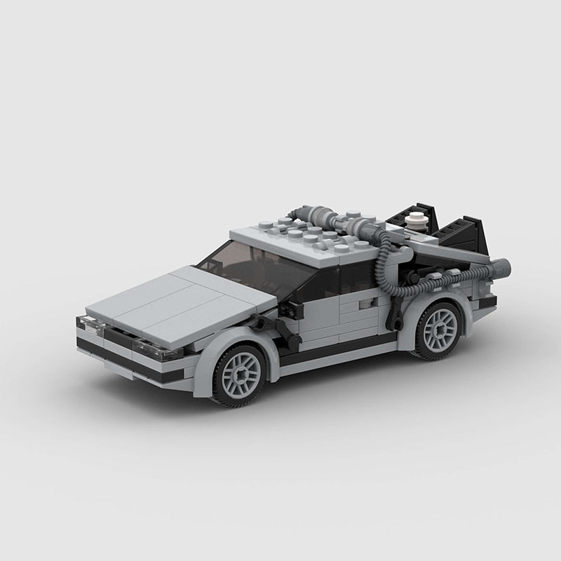 DeLorean Time Machine Racing Vehicle Brick Set