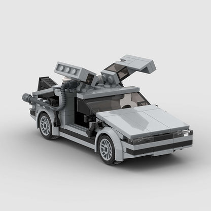 DeLorean Time Machine Racing Vehicle Brick Set