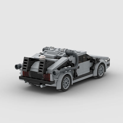 DeLorean Time Machine Racing Vehicle Brick Set