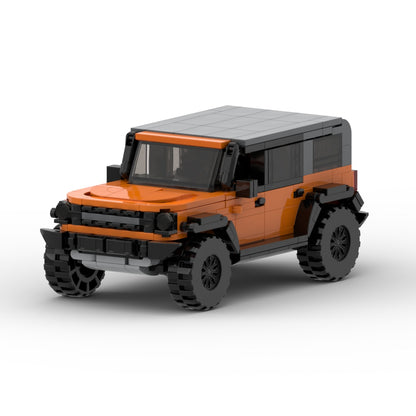 Ford Bronco Racing Vehicle Brick Set