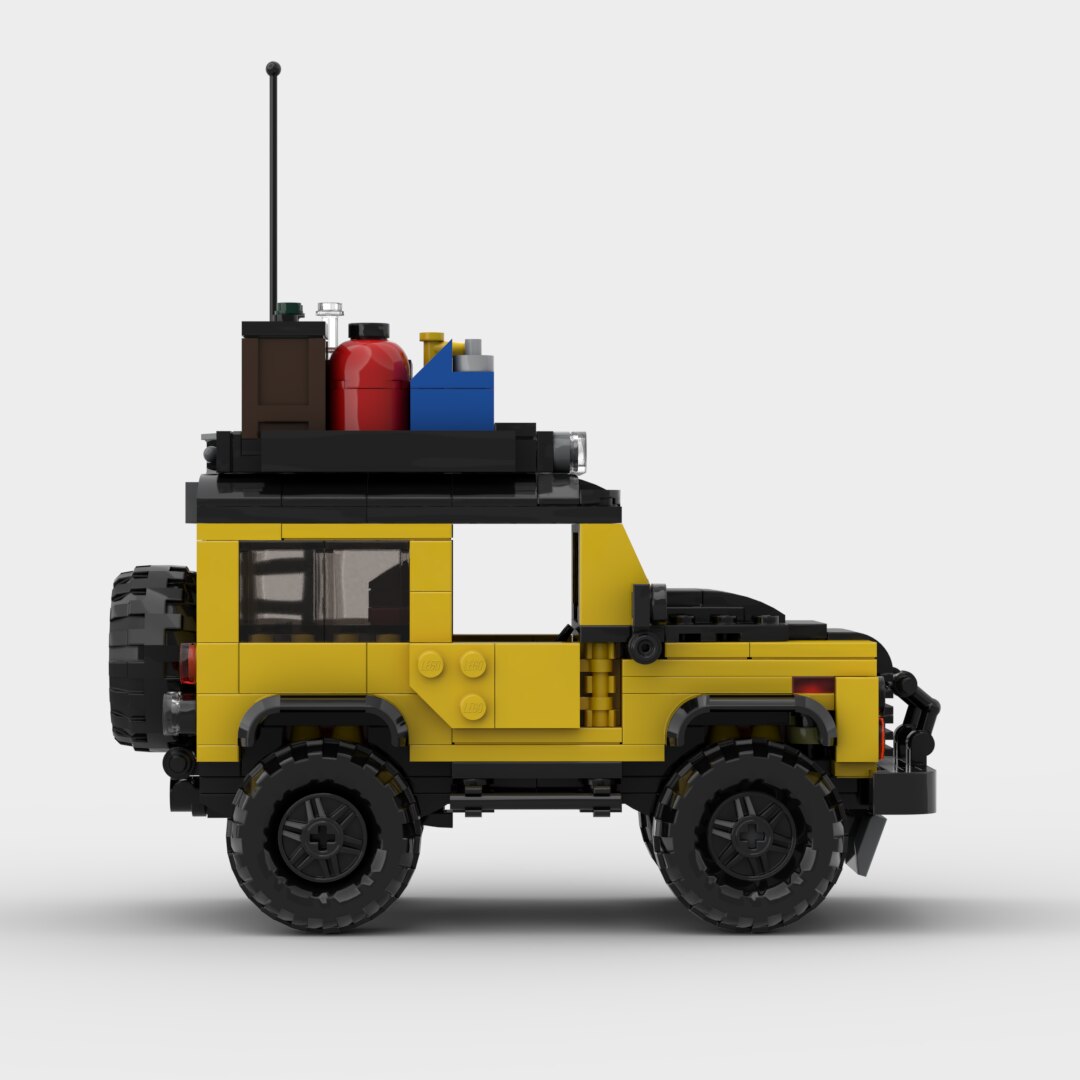 Land Rover Defender Racing Vehicle Brick Set