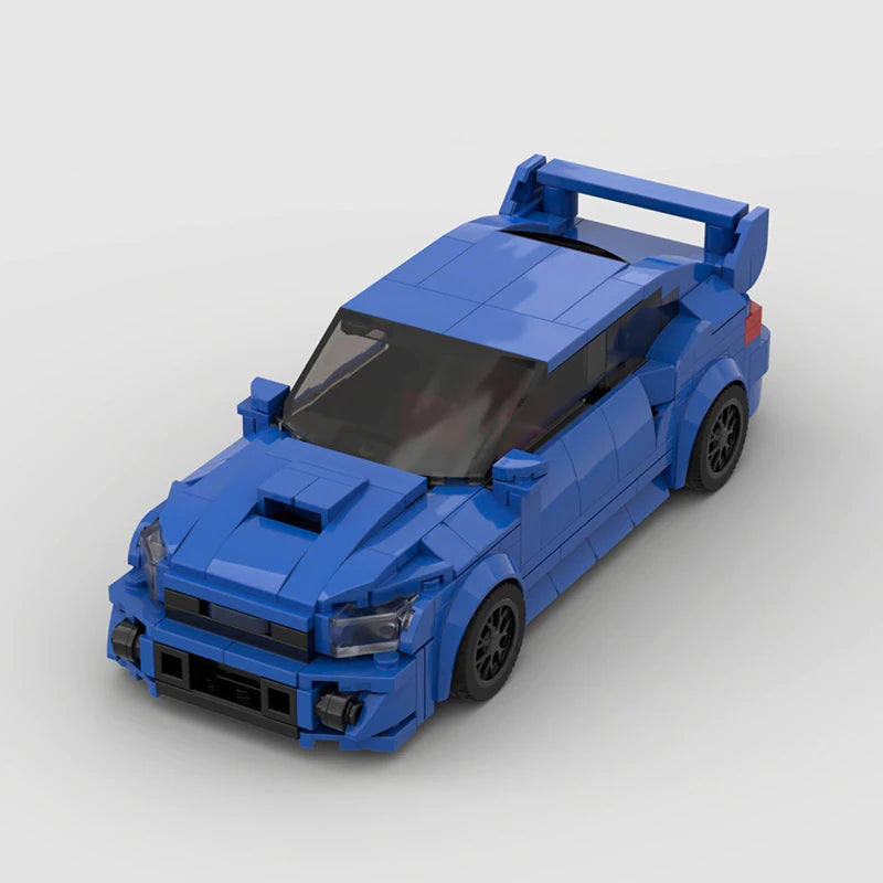 Subaru WRX STI Racing Vehicle Brick Set