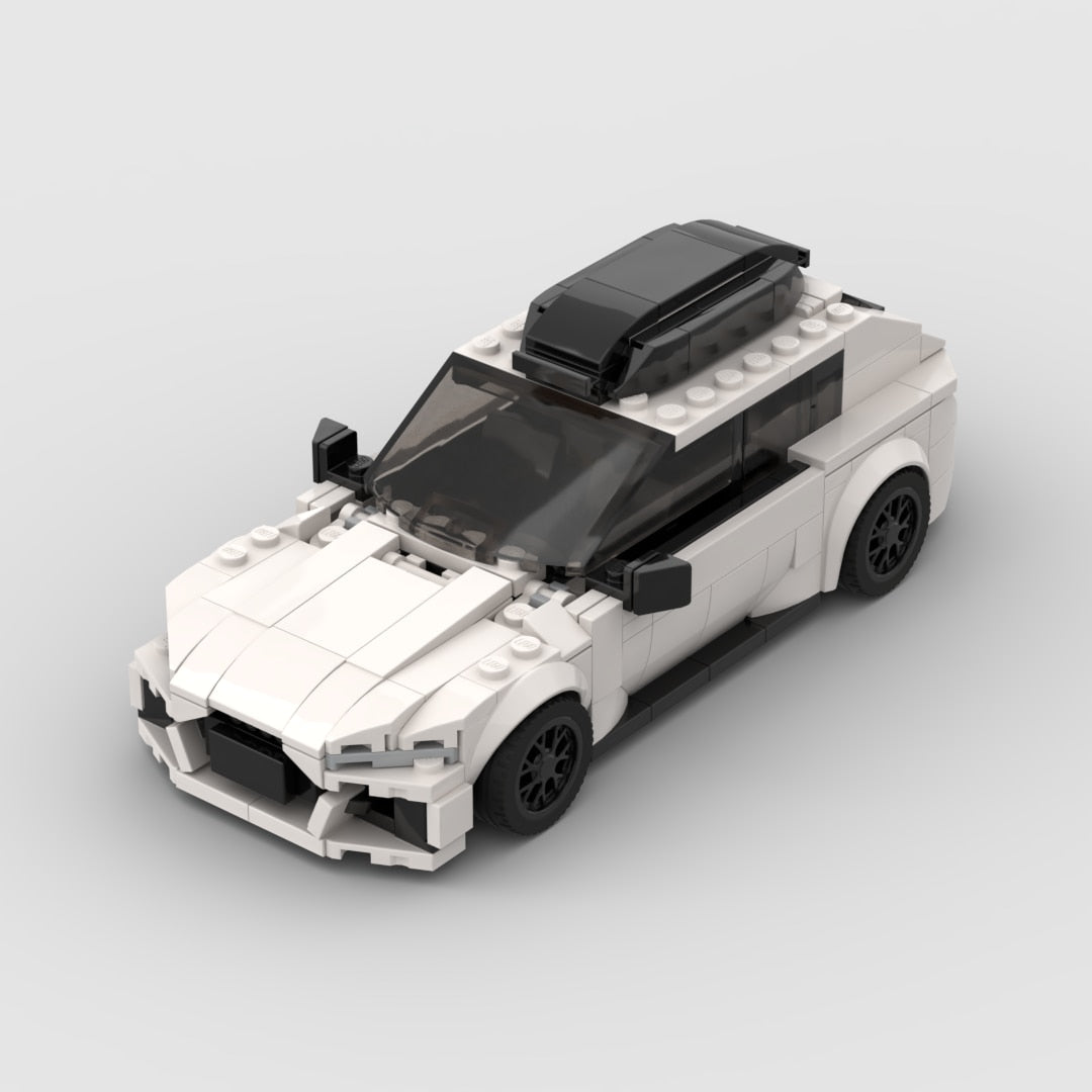 Audi RS6 (White) Racing Vehicle Brick Set