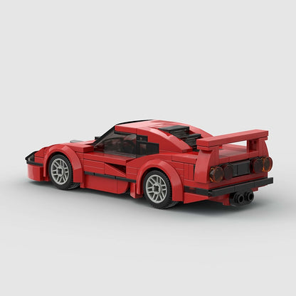 Ferrari F40 Racing Vehicle Brick Set