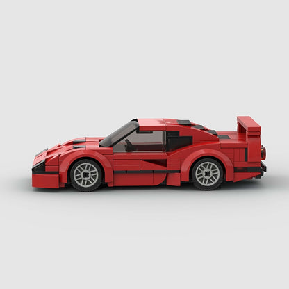 Ferrari F40 Racing Vehicle Brick Set