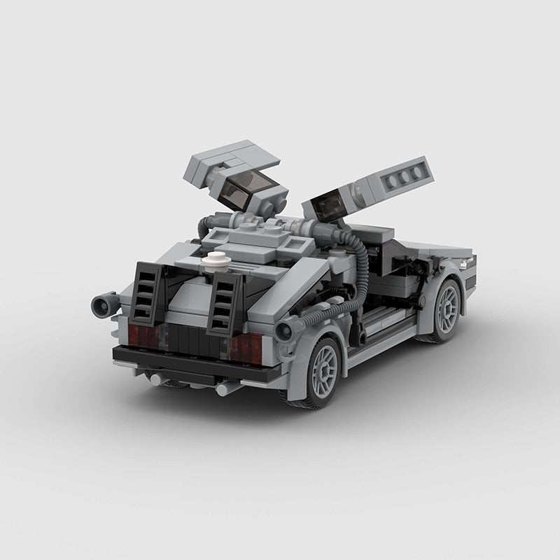 DeLorean Time Machine Racing Vehicle Brick Set