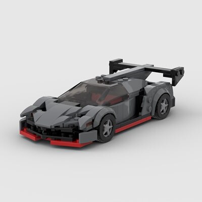 Lamborghini Veneno Racing Vehicle Brick Set