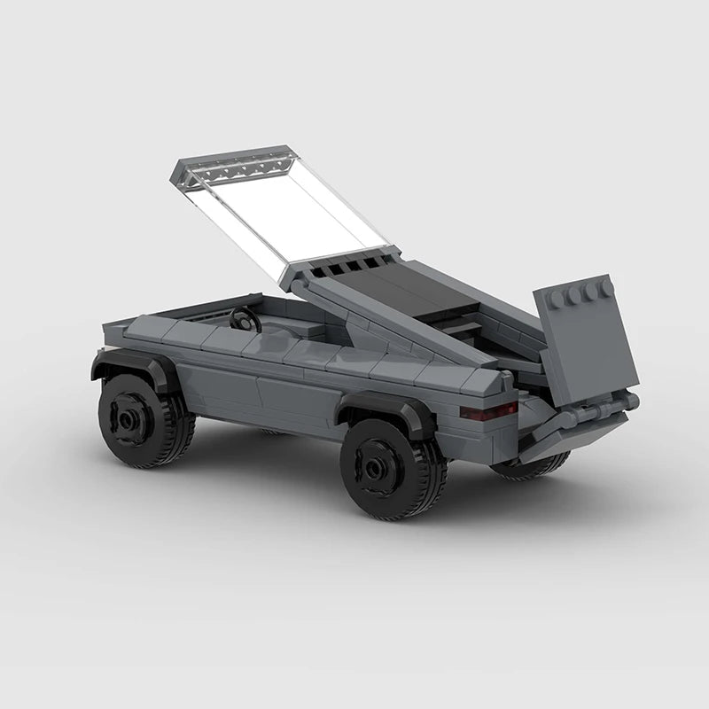 Tesla Cybertruck Racing Vehicle Brick Set