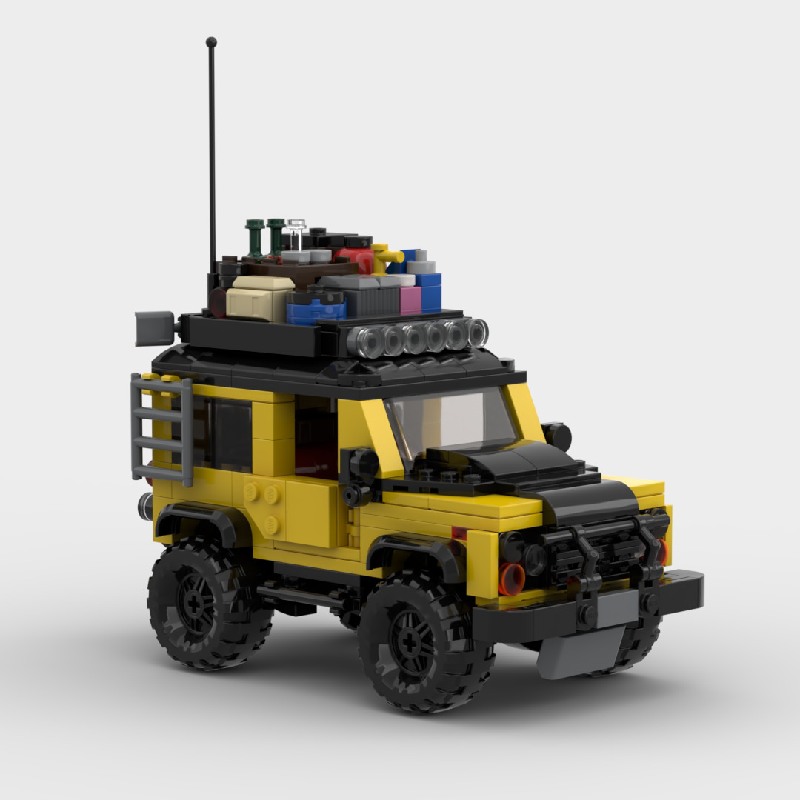 Land Rover Defender Racing Vehicle Brick Set