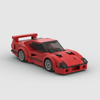 Ferrari F40 Racing Vehicle Brick Set