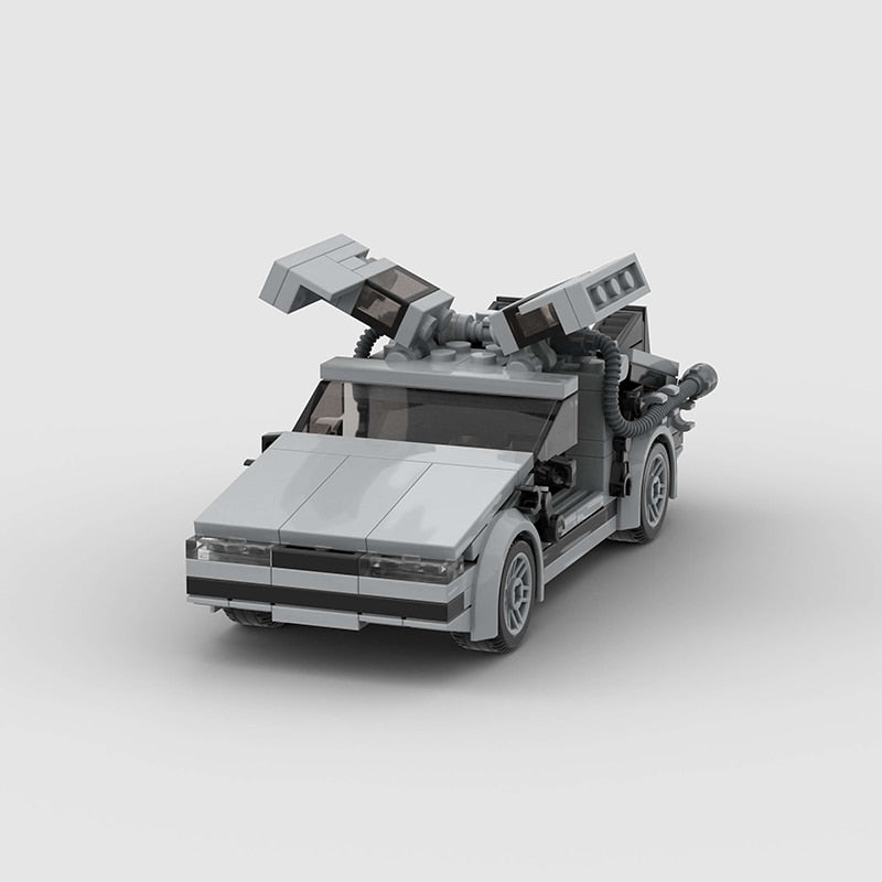 DeLorean Time Machine Racing Vehicle Brick Set