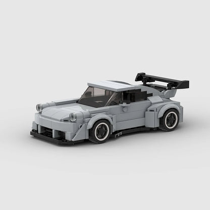 Porsche 930 RWB Racing Vehicle Brick Set