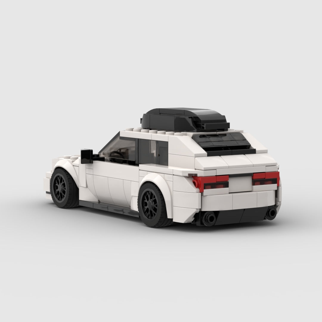 Audi RS6 (White) Racing Vehicle Brick Set