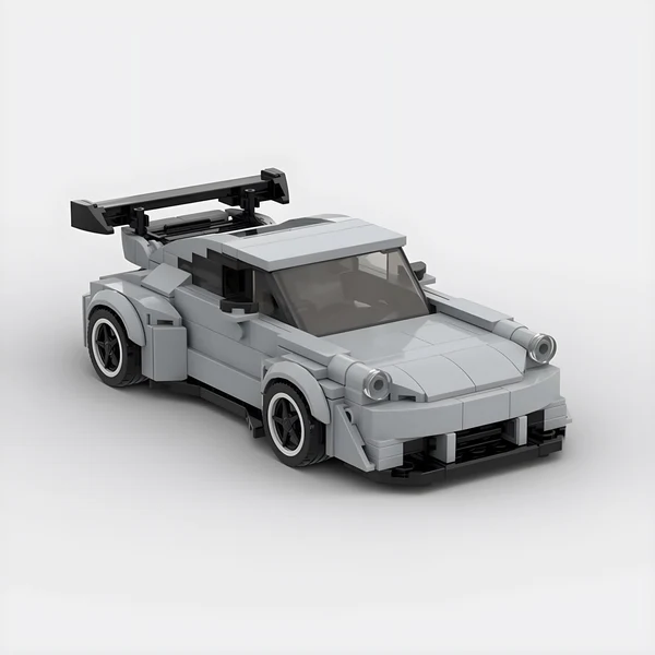 Porsche 930 RWB Racing Vehicle Brick Set