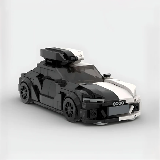 Audi RS6 (Black & White) Racing Vehicle Brick Set