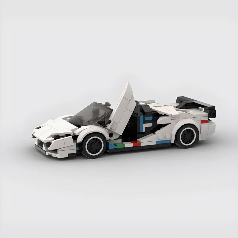 Lamborghini Aventador SVJ Racing Vehicle Brick Set