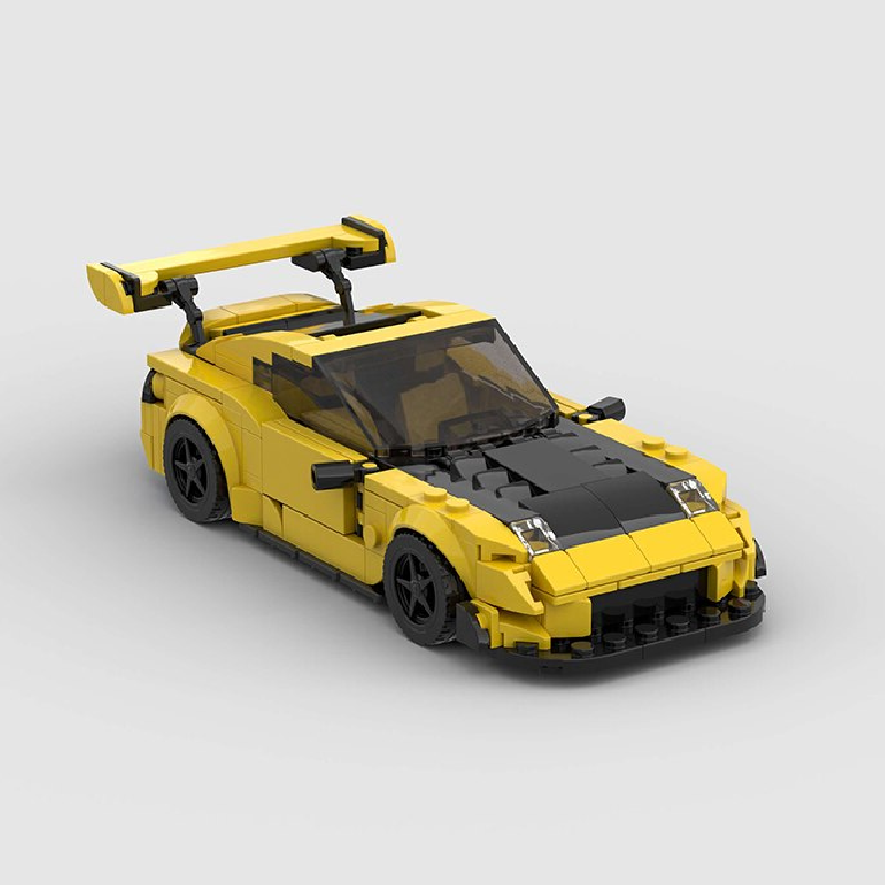 Mazda RX-7 FD3S Racing Vehicle Brick Set