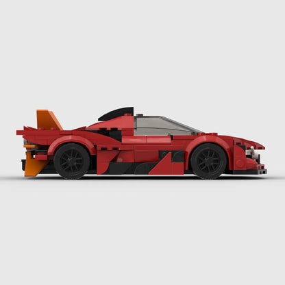 Apollo EVO (Red) Racing Vehicle Brick Set