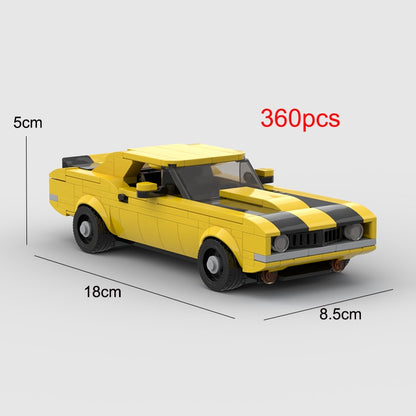 Chevrolet Camaro Z28 Racing Vehicle Brick Set