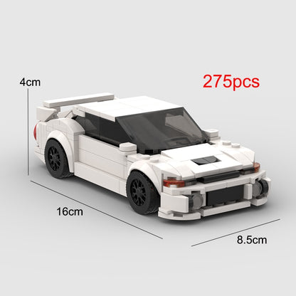 Mitsubishi Lancer Evolution Gen V Racing Vehicle Brick Set