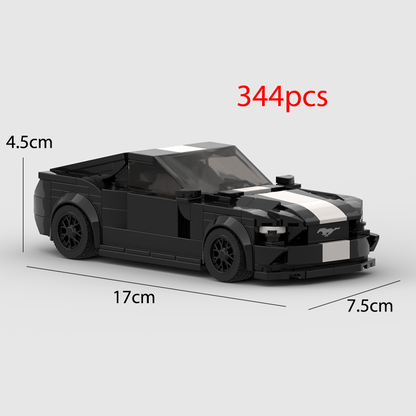 Ford Mustang Racing Vehicle Brick Set