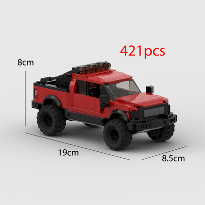 Ford Raptor F150 Racing Vehicle Brick Set